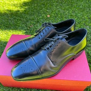 Salvatorre Ferragamo Toe Cap Laced Dress Shoes